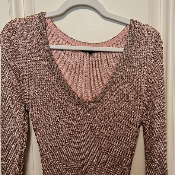 WOW Couture Rose Gold Dress LIKE NEW - Picture 3 of 4